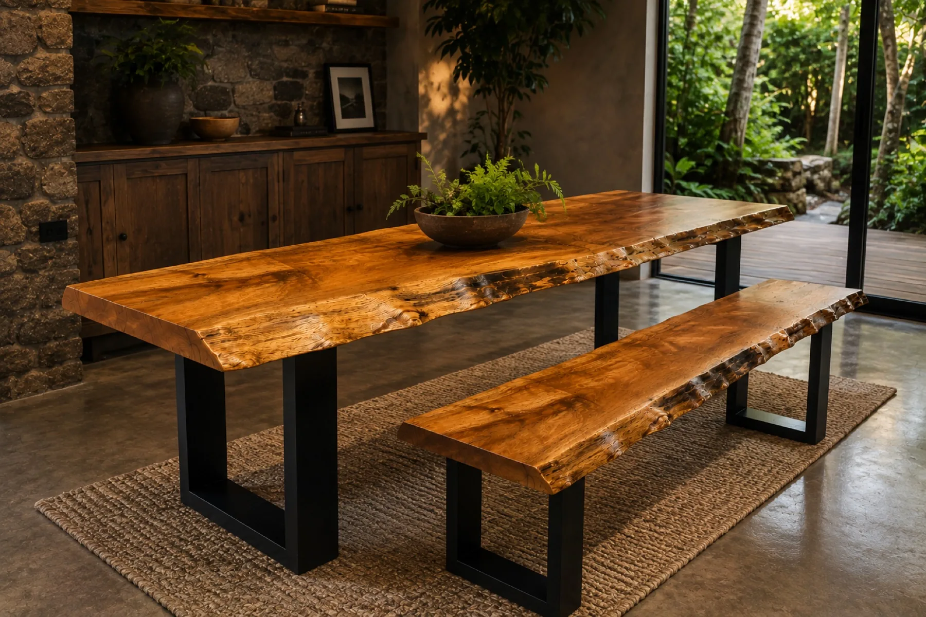 Mueble de madera tropical de manufactura Foresta