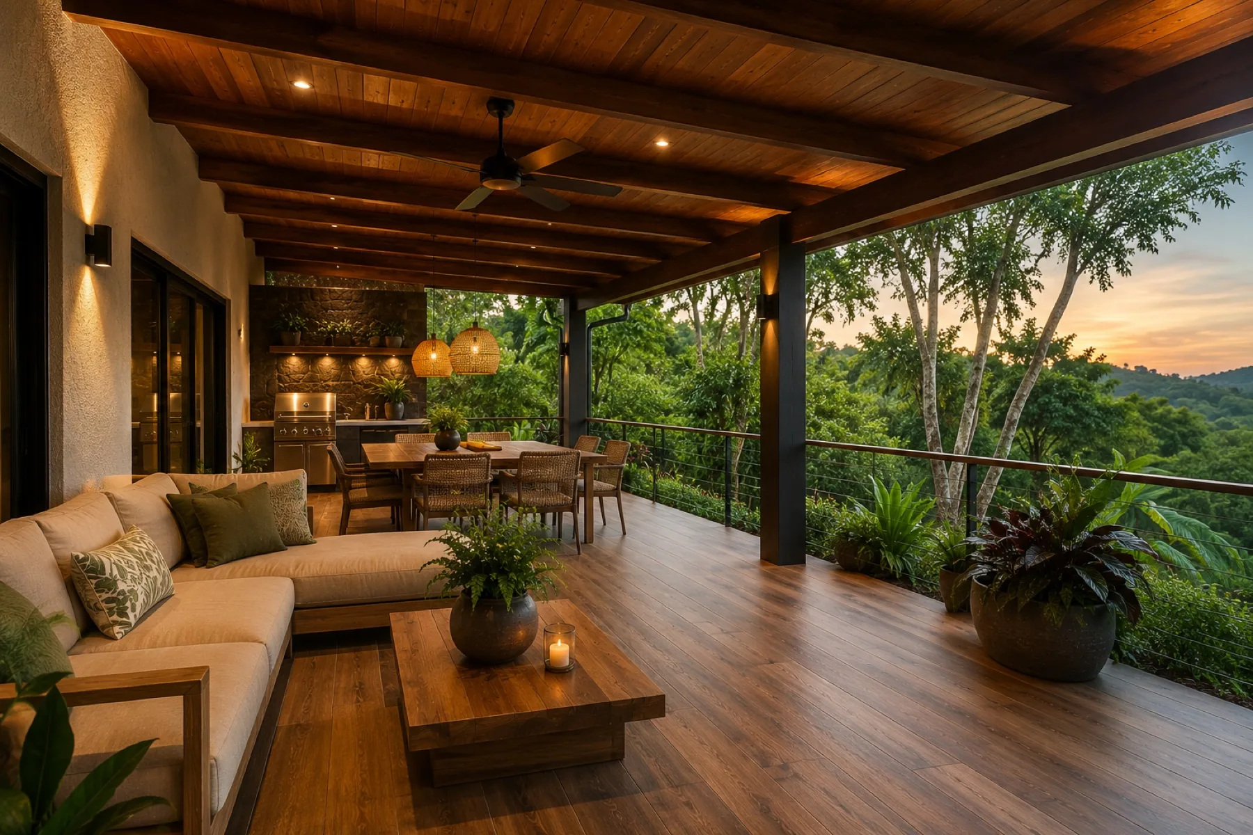 Detalle de madera tropical Foresta Wood Solutions